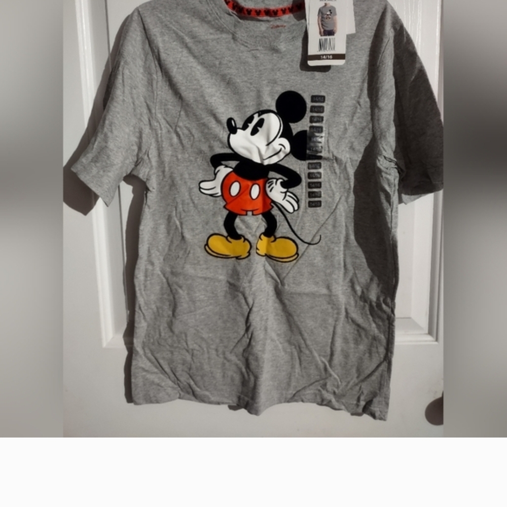 Disney Mickey Mouse Red and Yellow Kids T-Shirt